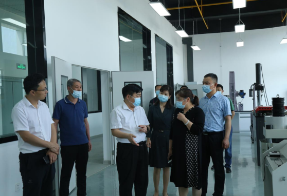 副市长郭波莅临特钢公司指导考察